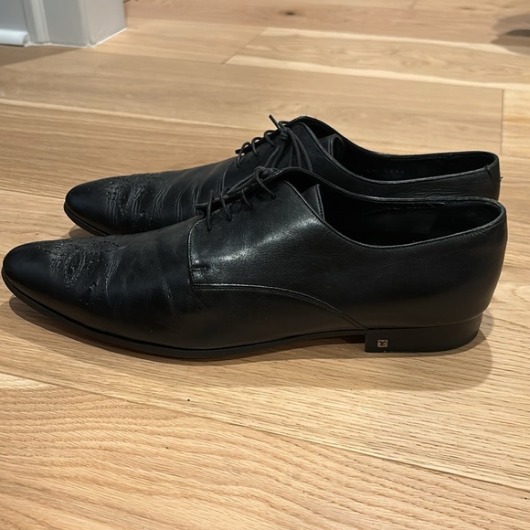 Men’s Black Louis Vuitton loafers lace up, size 11 - Picture 5 of 6